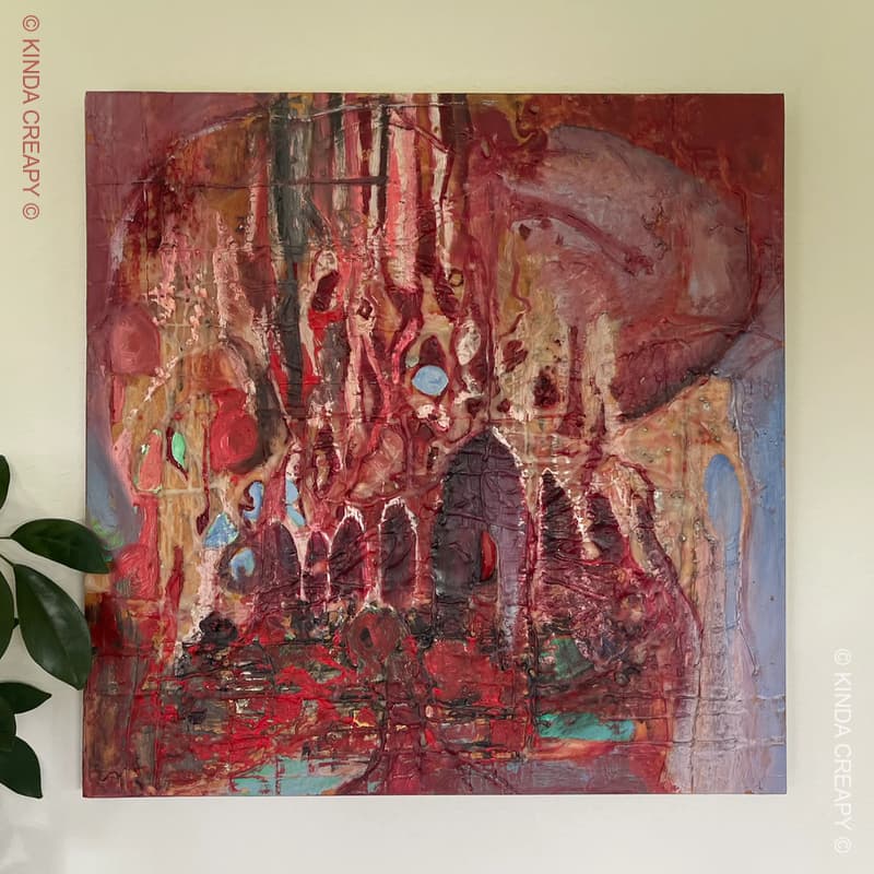 Gardien des Ombres - Encre et lavis représentant une créature mi-homme mi-bête dans une forêt mystique.